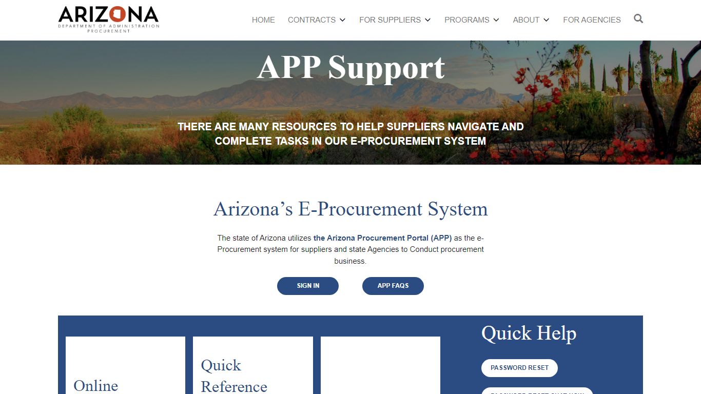 APP Support | SPO - Arizona